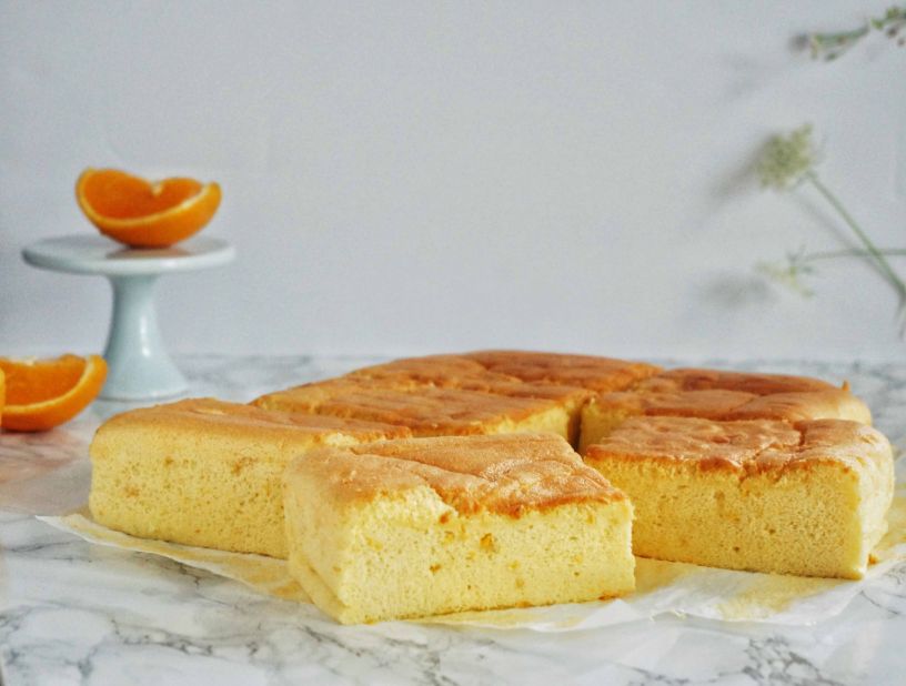 Orange Chiffon Cake (Cooked dough method) by Kexin